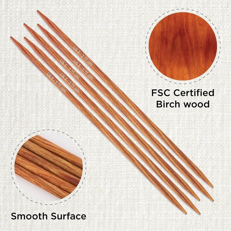 KnitPro Dreamz Double Pointed Needles 5" (12.5cm) | US Size 5 (3.75mm) - Image 2